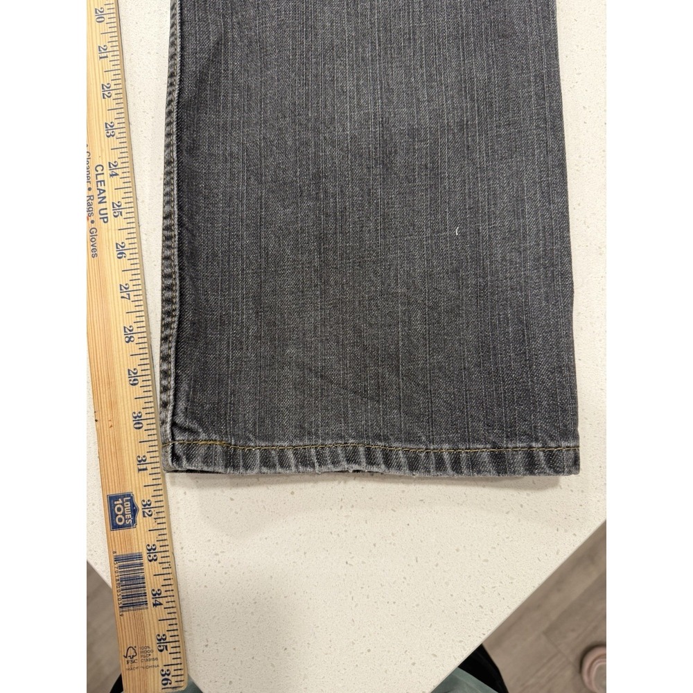 Levi's 514 Men's Slim Straight Jeans 38x32 Dark Grey Wash - Picture 6 of 7